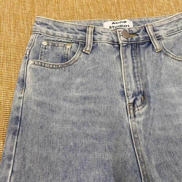 High Waist Blue Jeans Size 28 Women - Picture 6 of 7